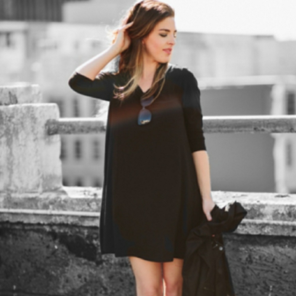 Leith Black Shift Dress